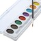 artPOP! Oval Watercolor Paint Set for Kids – 8 Vibrant Colors, Semi-Moist Washable Pans with Brush & Mixing Tray – Non-Toxic, Travel-Friendly Watercolor Kit for Beginners & Classrooms